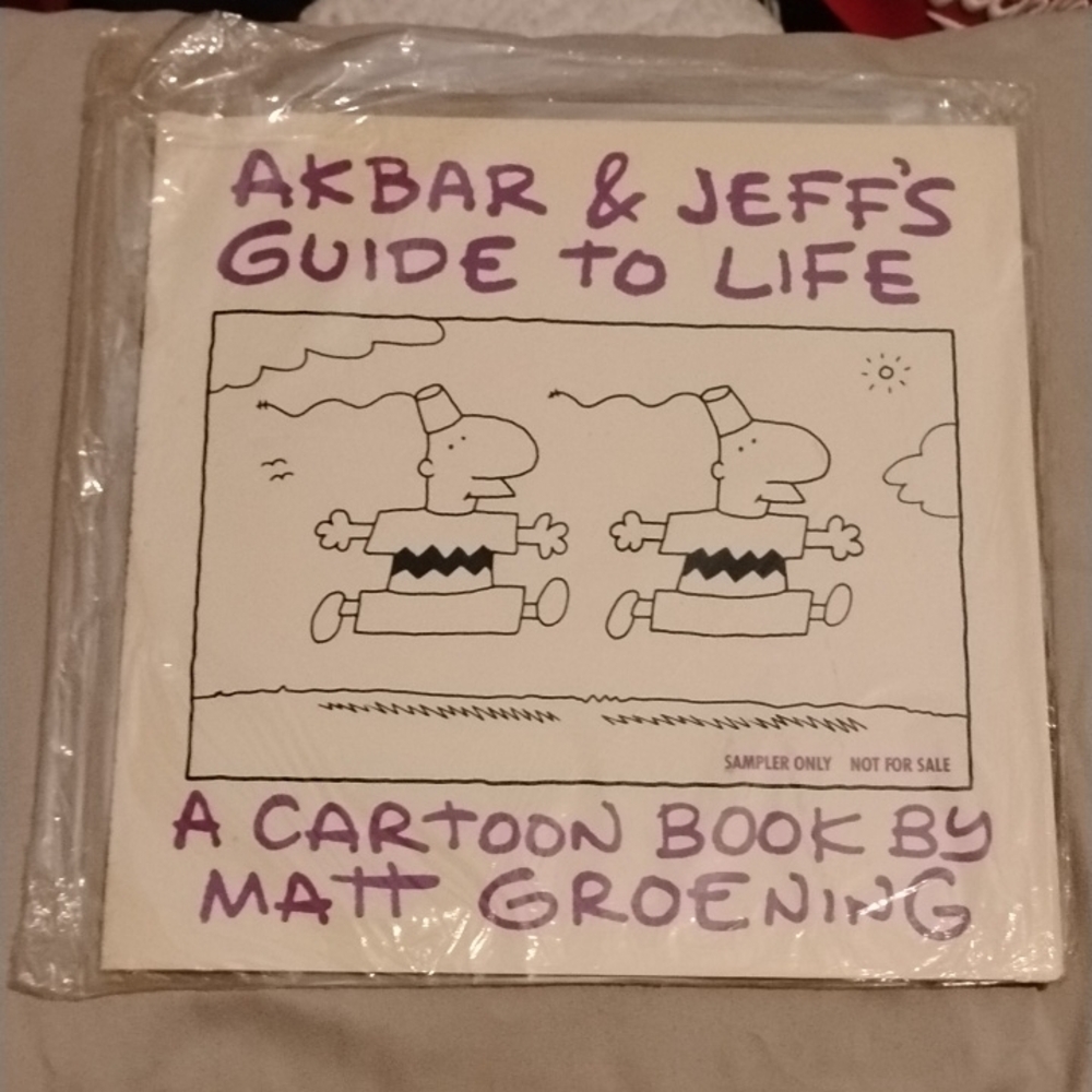 Vintage Akbar & Jeff's Guide to Life by Matt Groening Sampler The Simpsons